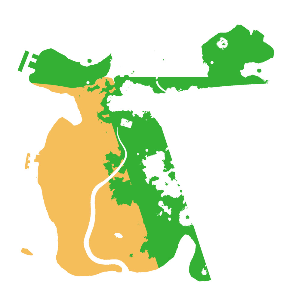 Biome Rust Map: Procedural Map, Size: 2900, Seed: 3057