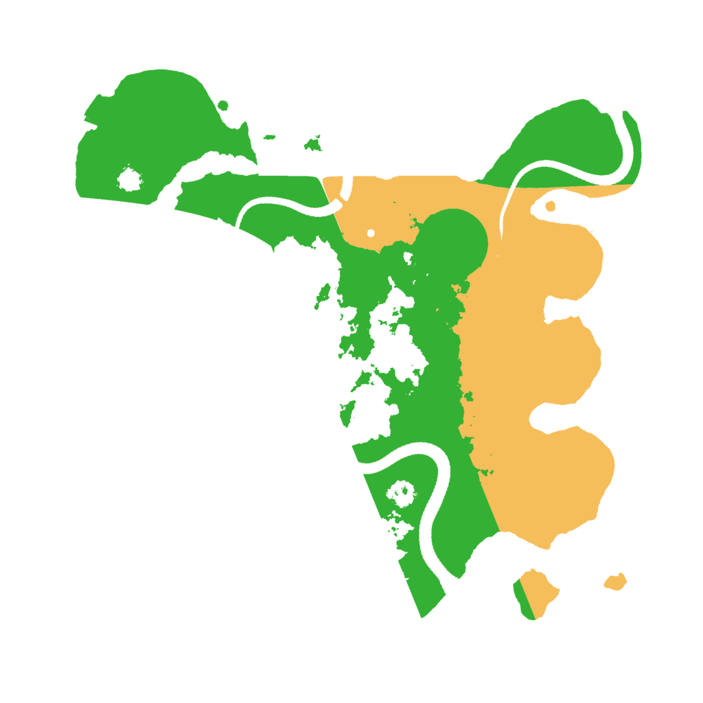 Biome Rust Map: Procedural Map, Size: 2700, Seed: 47195