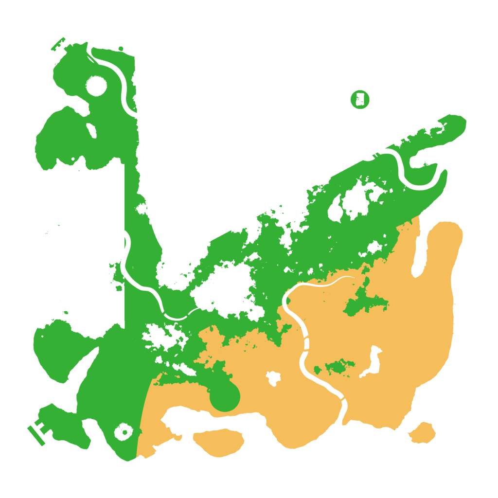 Biome Rust Map: Procedural Map, Size: 4300, Seed: 818948681