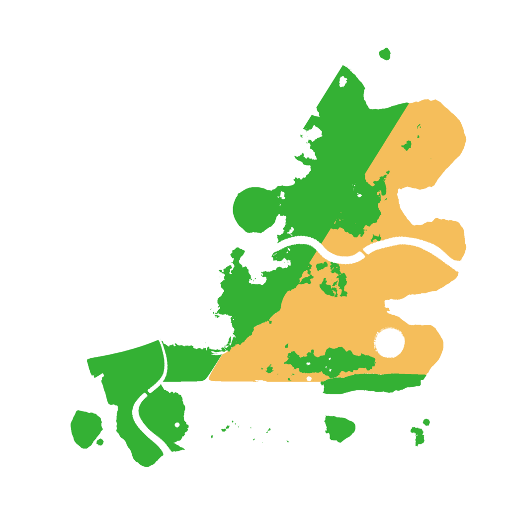 Biome Rust Map: Procedural Map, Size: 3000, Seed: 6397892