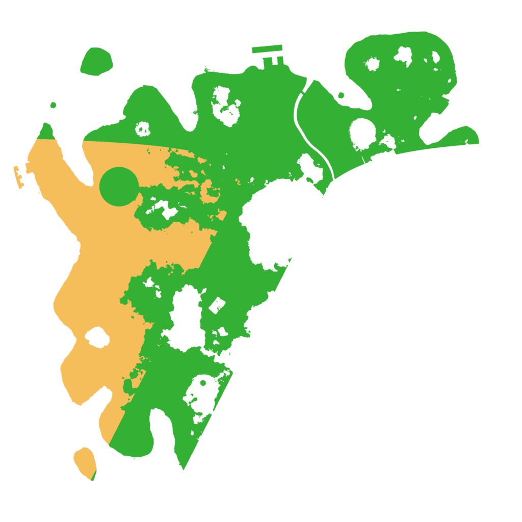 Biome Rust Map: Procedural Map, Size: 3500, Seed: 1298731872