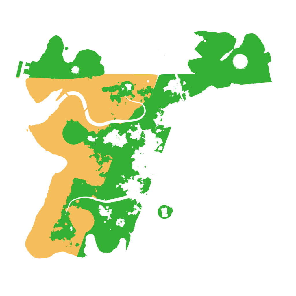 Biome Rust Map: Procedural Map, Size: 3500, Seed: 484917645