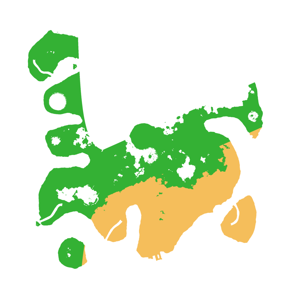 Biome Rust Map: Procedural Map, Size: 3000, Seed: 75171200