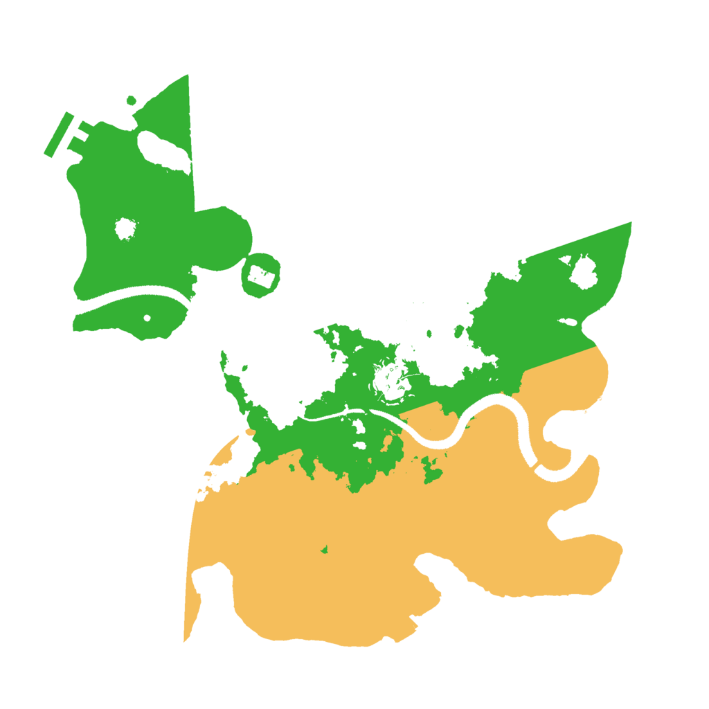 Biome Rust Map: Procedural Map, Size: 3000, Seed: 152853