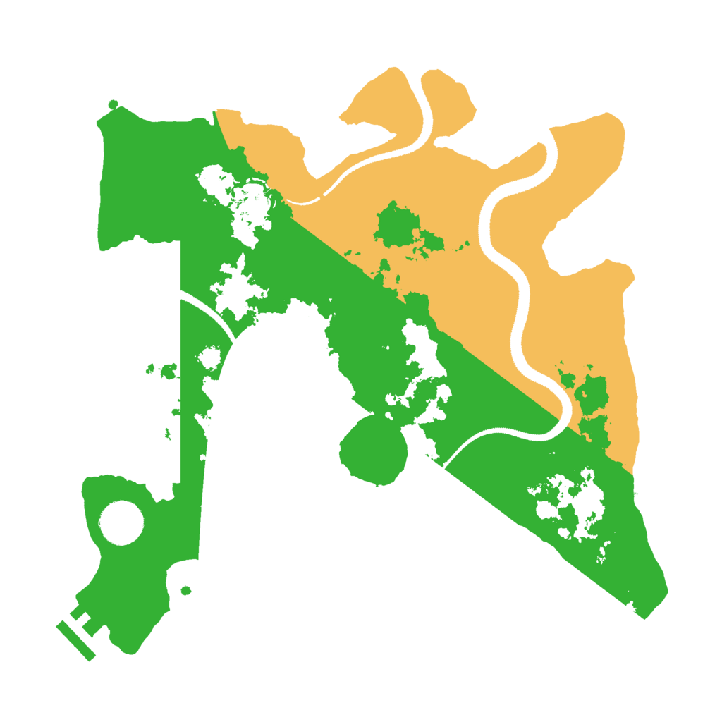 Biome Rust Map: Procedural Map, Size: 3000, Seed: 539367