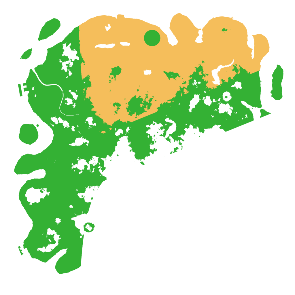 Biome Rust Map: Procedural Map, Size: 4800, Seed: 108683187