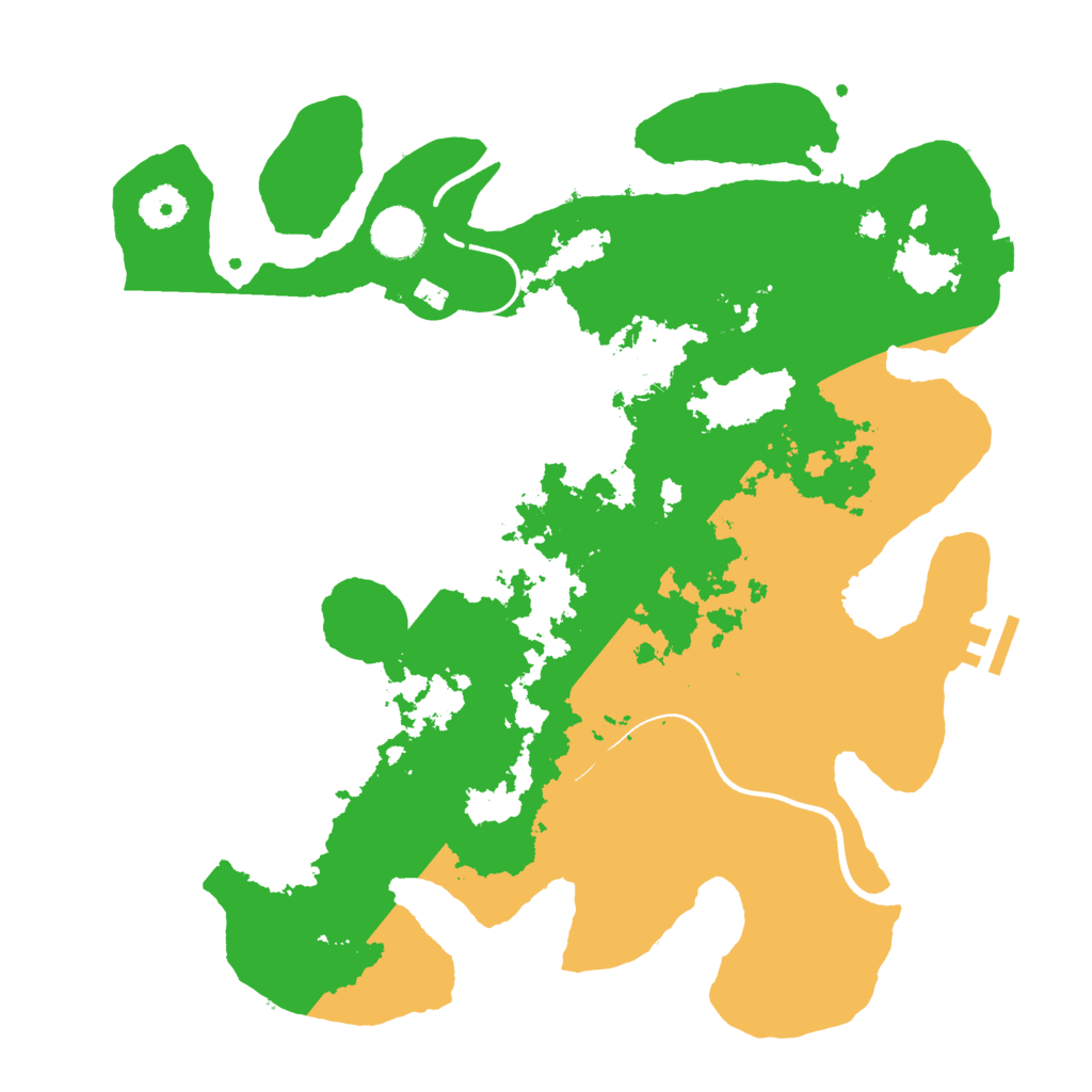 Biome Rust Map: Procedural Map, Size: 3644, Seed: 524824774