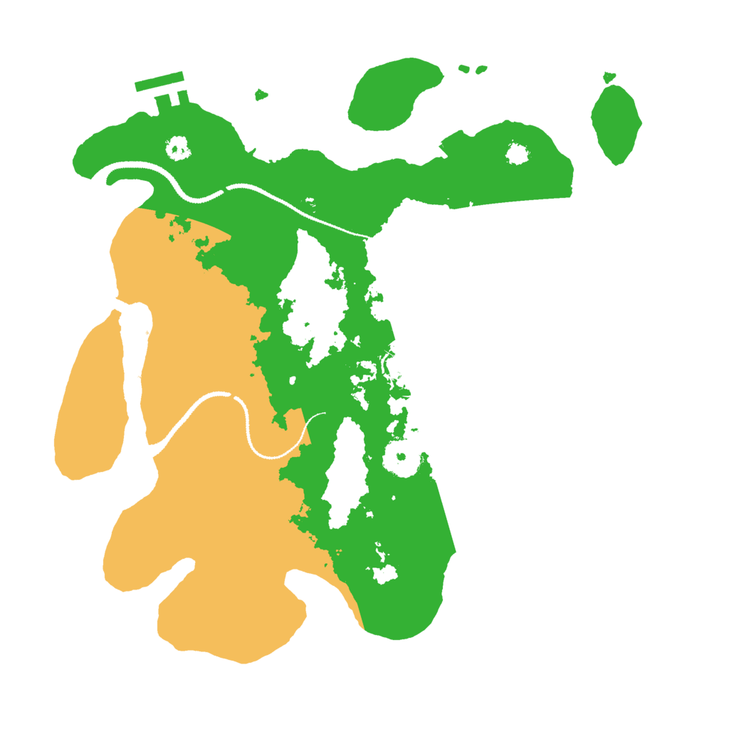 Biome Rust Map: Procedural Map, Size: 3000, Seed: 686053