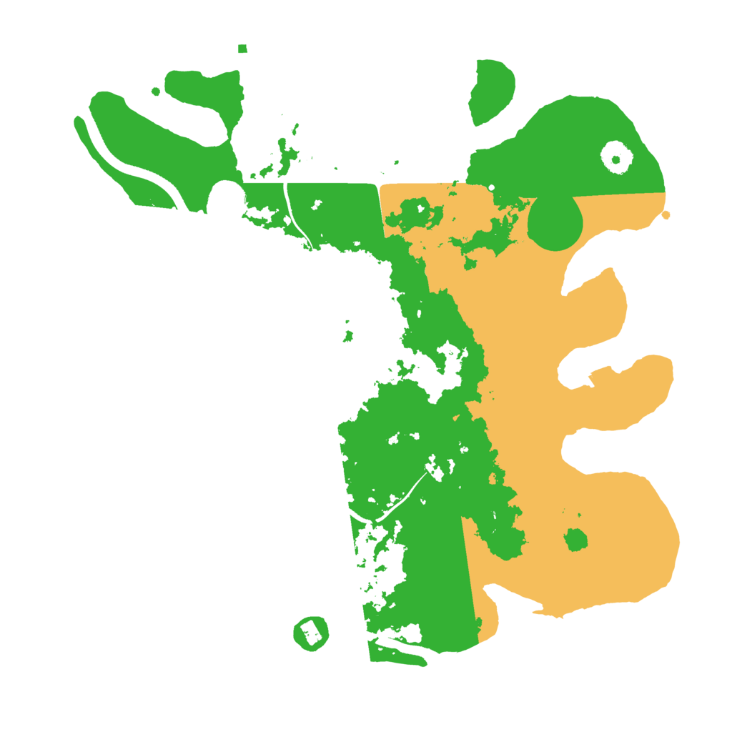 Biome Rust Map: Procedural Map, Size: 3500, Seed: 687472360