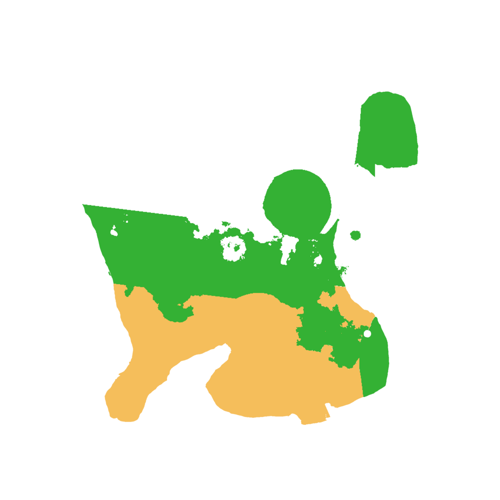 Biome Rust Map: Procedural Map, Size: 2000, Seed: 938764877