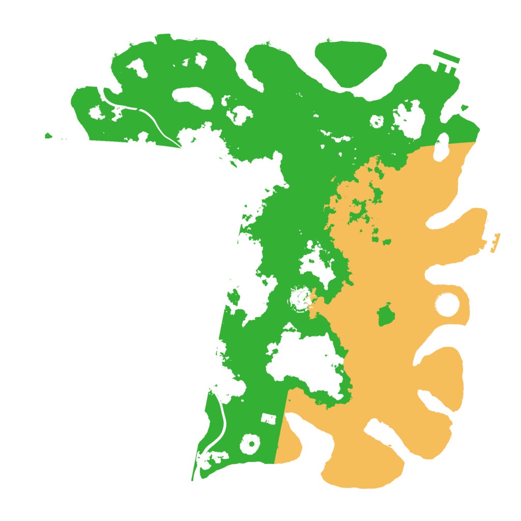 Biome Rust Map: Procedural Map, Size: 3850, Seed: 458528379