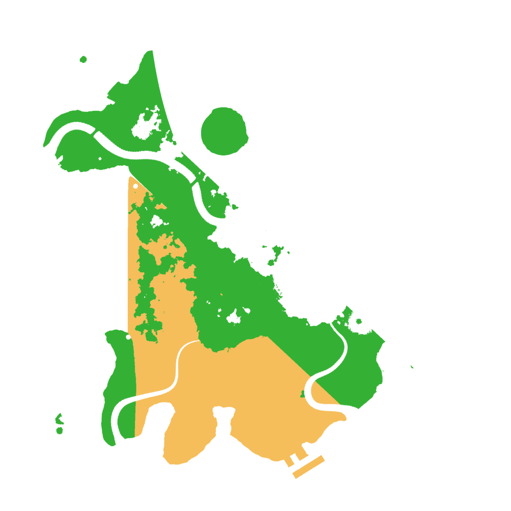 Biome Rust Map: Procedural Map, Size: 3000, Seed: 1882668204