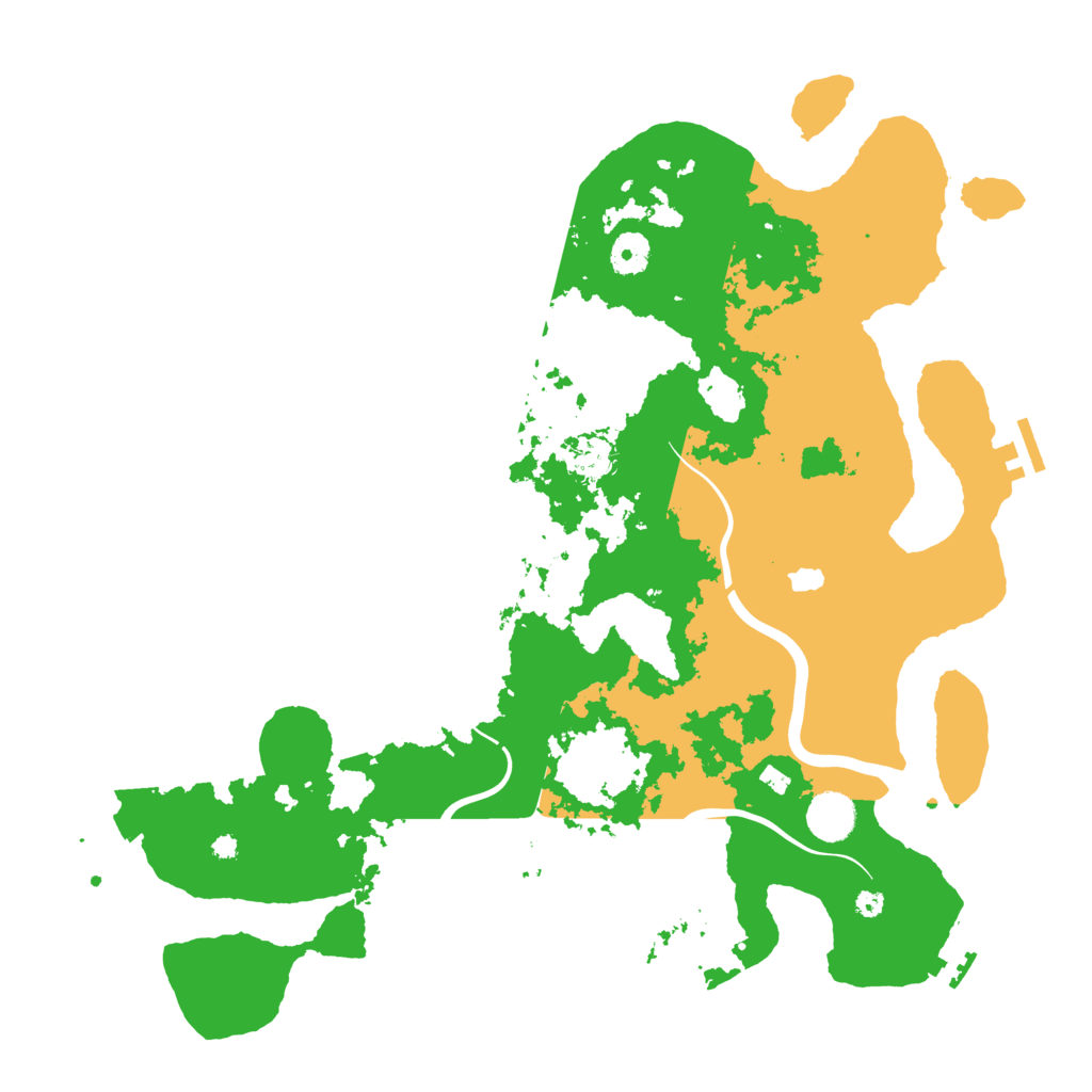 Biome Rust Map: Procedural Map, Size: 4000, Seed: 1972323245