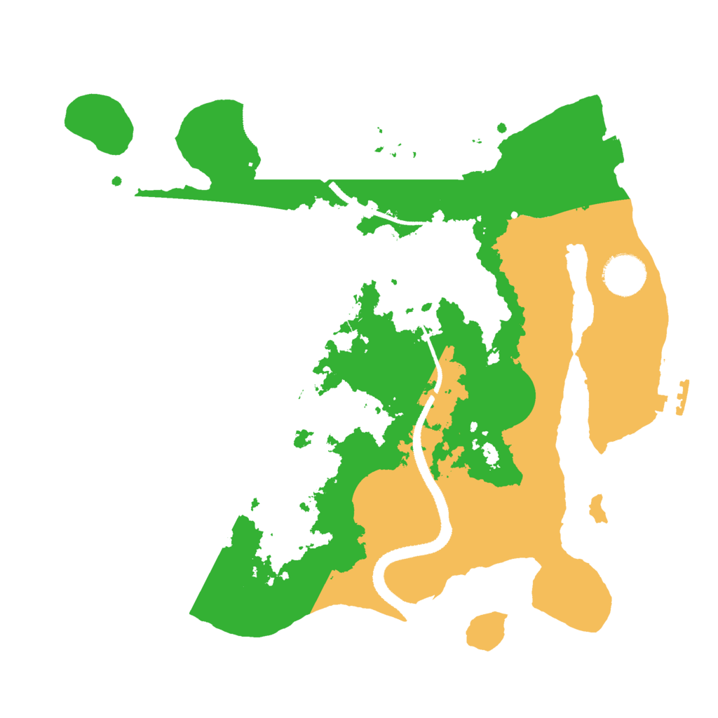 Biome Rust Map: Procedural Map, Size: 3000, Seed: 104714346