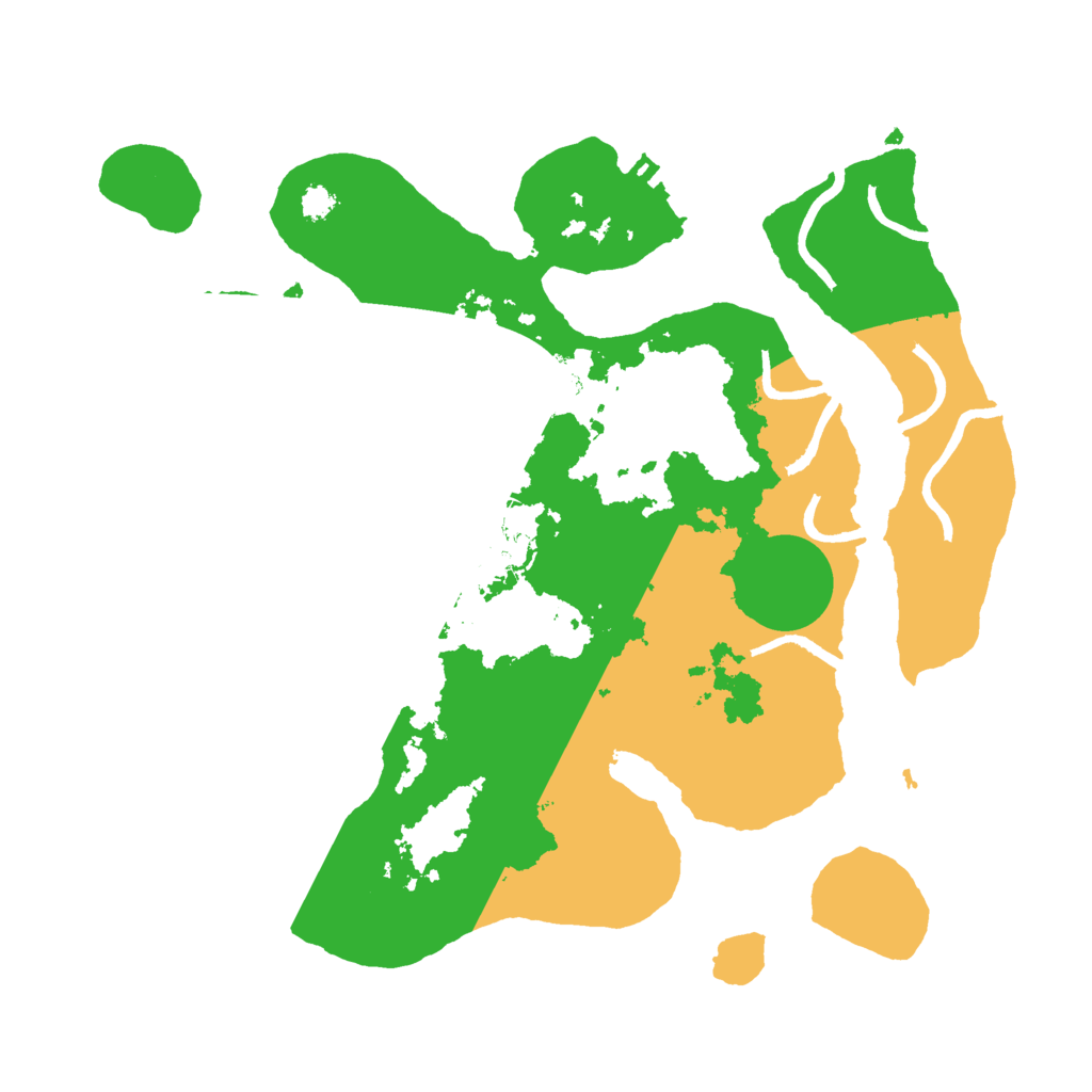 Biome Rust Map: Procedural Map, Size: 3000, Seed: 104714346