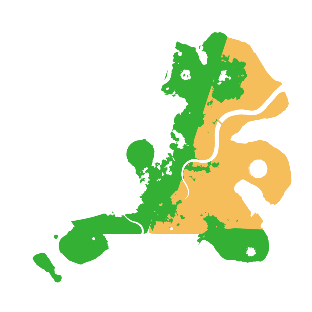 Biome Rust Map: Procedural Map, Size: 3000, Seed: 1406186636