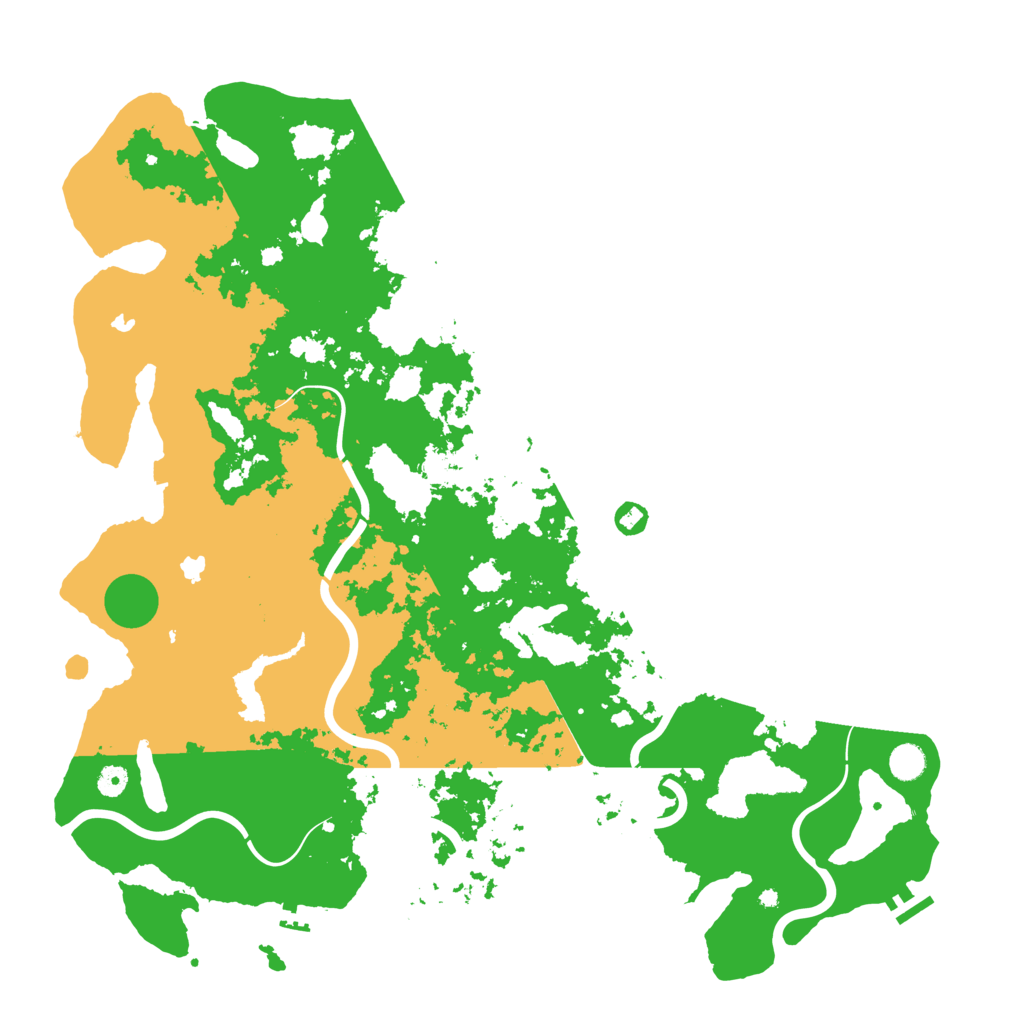 Biome Rust Map: Procedural Map, Size: 5000, Seed: 183950249