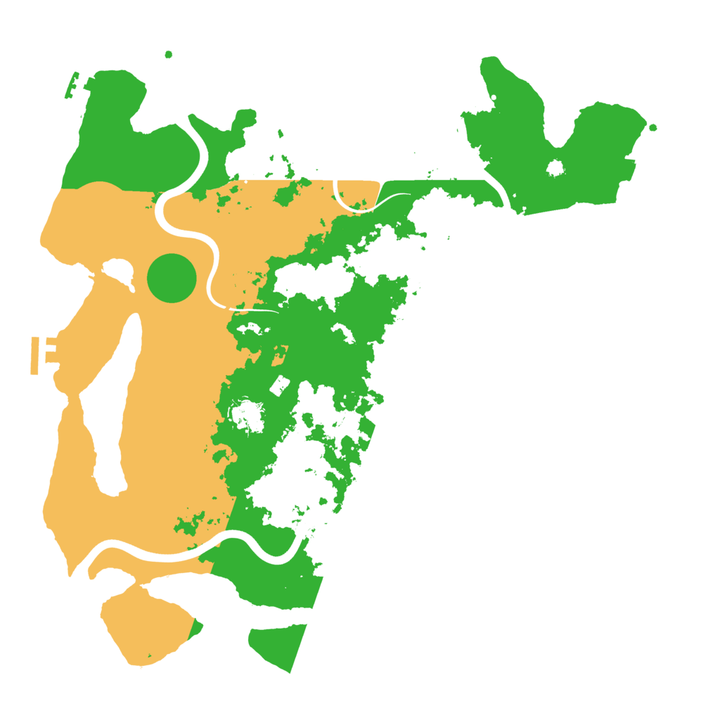 Biome Rust Map: Procedural Map, Size: 3850, Seed: 147236331