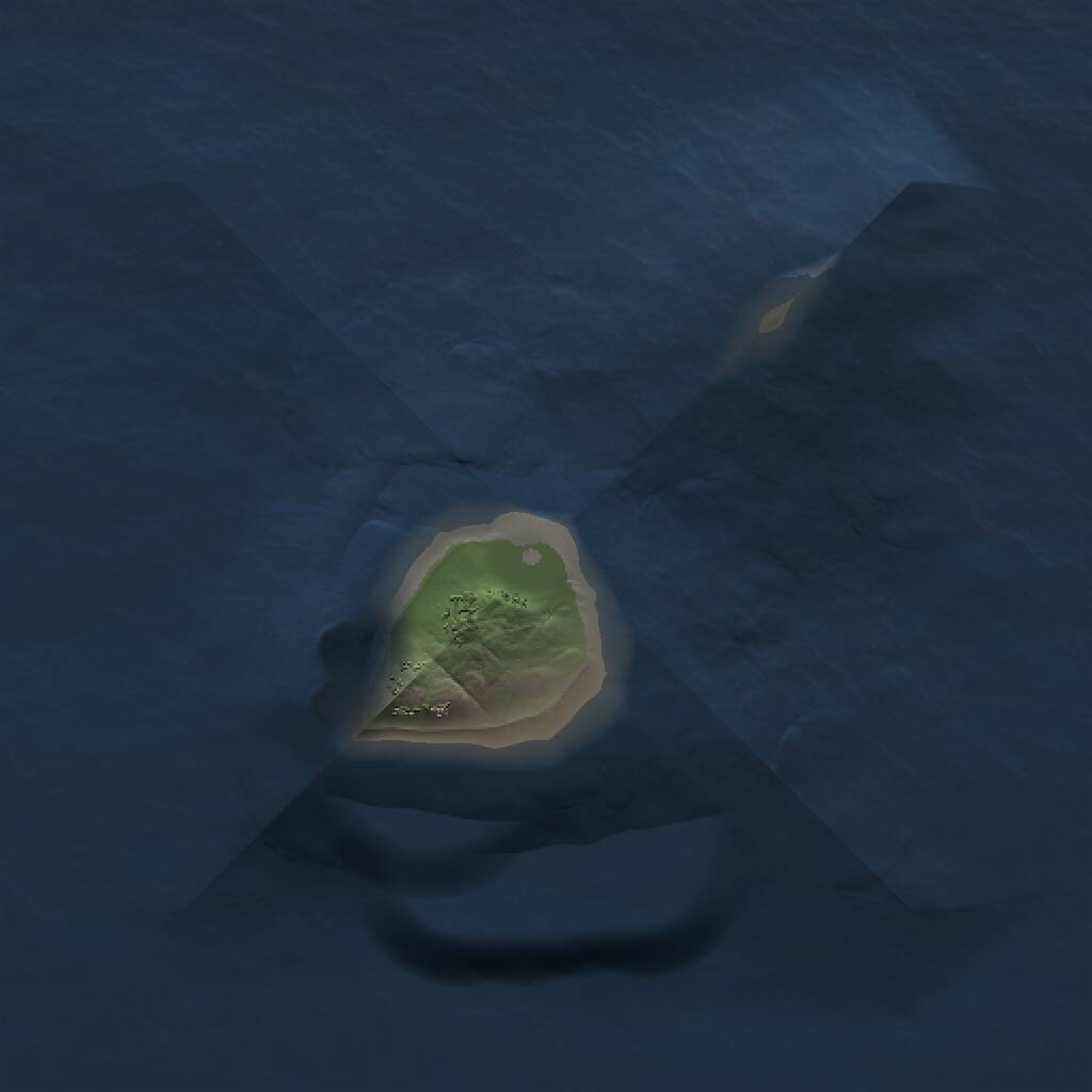 Rust Map: Procedural Map, Size: 1000, Seed: 943, 1 Monuments