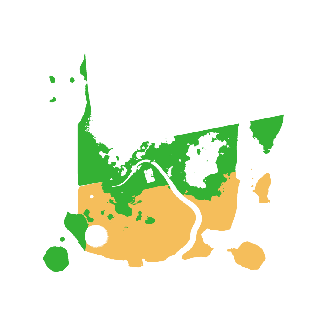 Biome Rust Map: Procedural Map, Size: 2500, Seed: 943