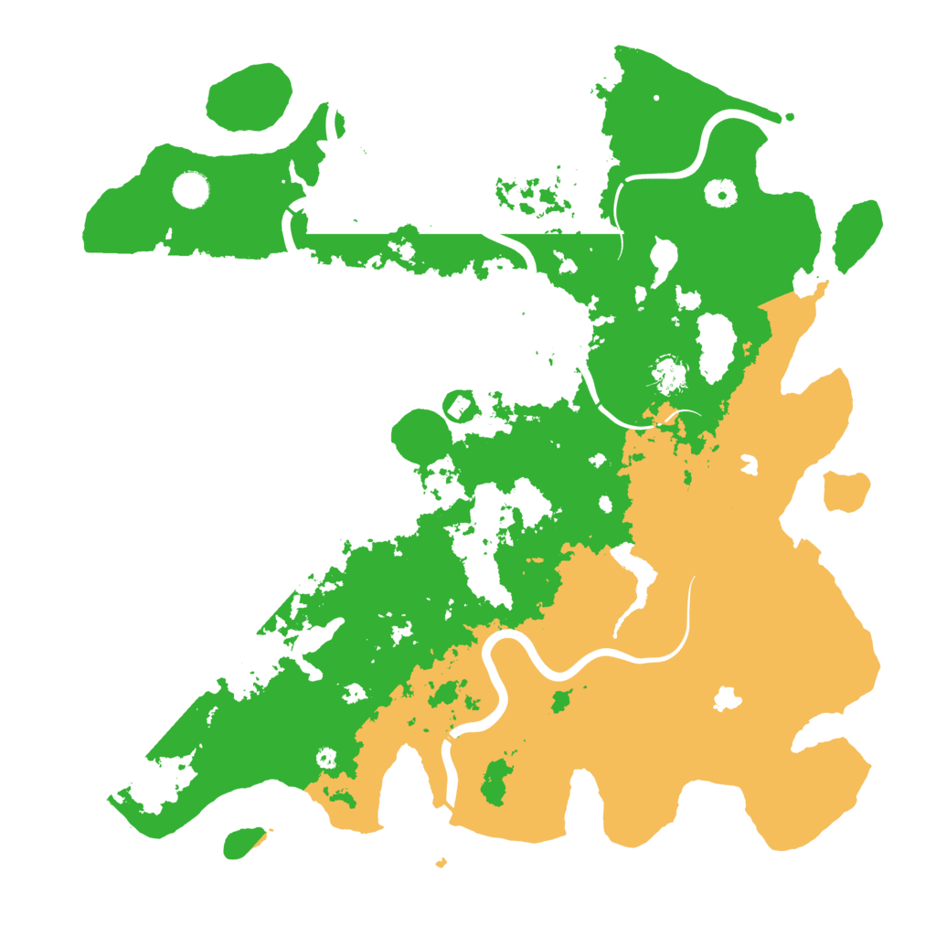 Biome Rust Map: Procedural Map, Size: 4500, Seed: 1702828877