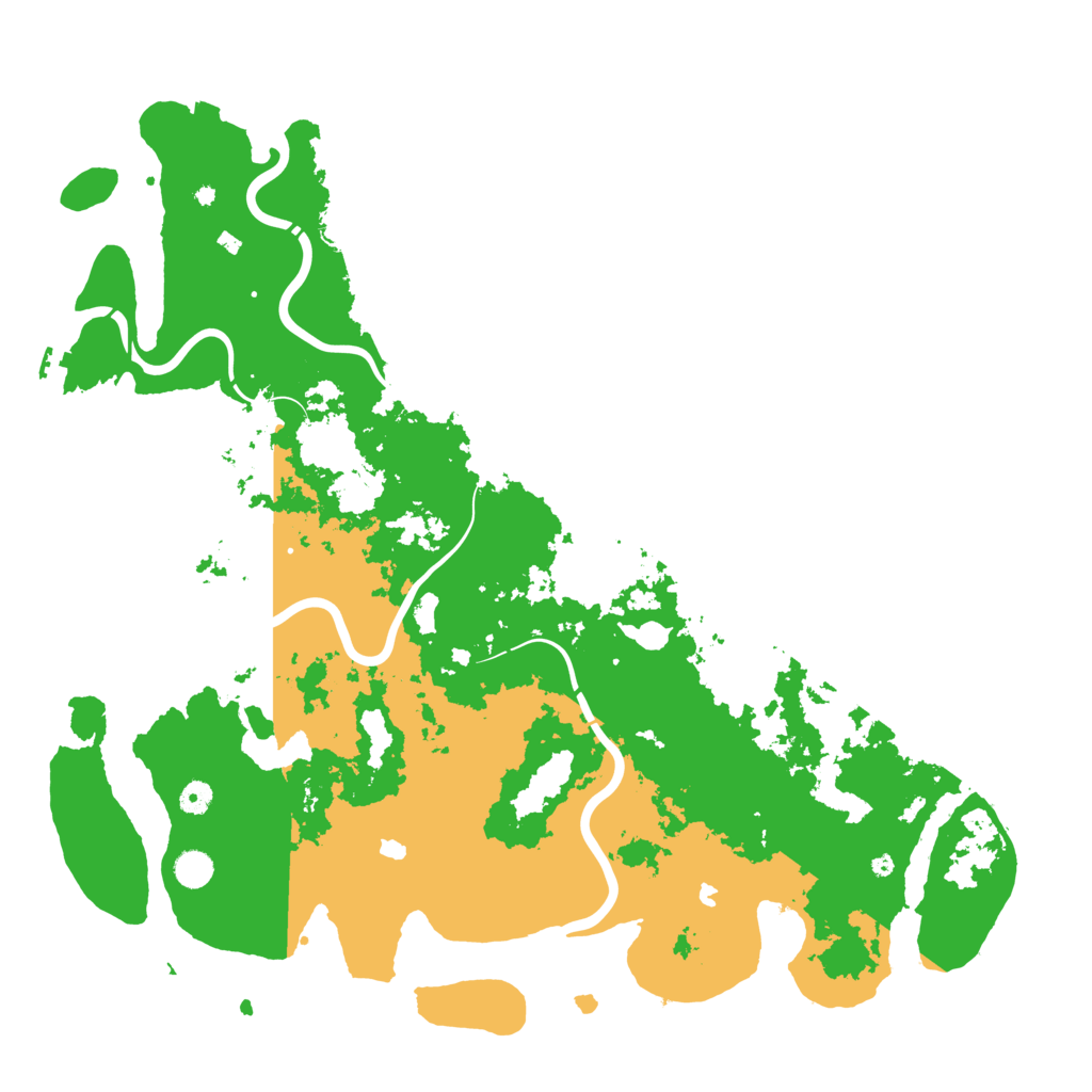 Biome Rust Map: Procedural Map, Size: 5000, Seed: 5110