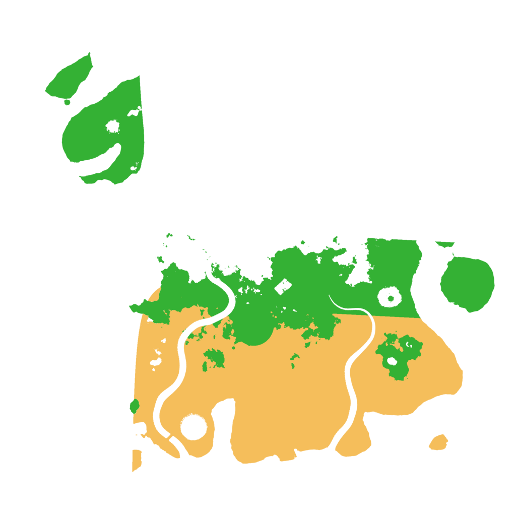 Biome Rust Map: Procedural Map, Size: 3500, Seed: 20120512