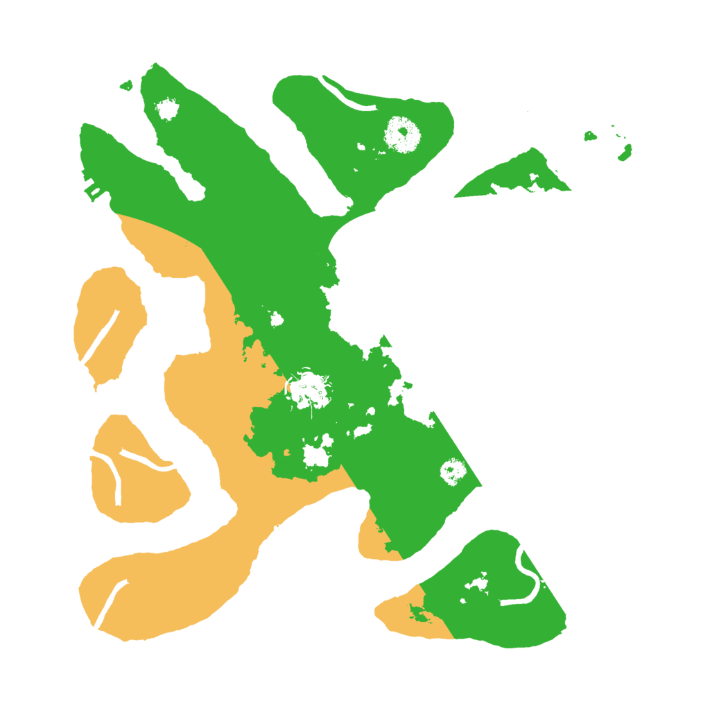 Biome Rust Map: Procedural Map, Size: 3000, Seed: 1777