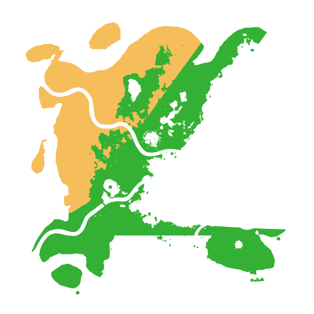 Biome Rust Map: Procedural Map, Size: 3500, Seed: 1433735323