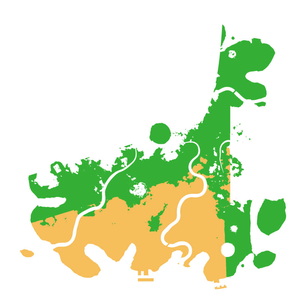 Biome Rust Map: Procedural Map, Size: 3950, Seed: 1959503264