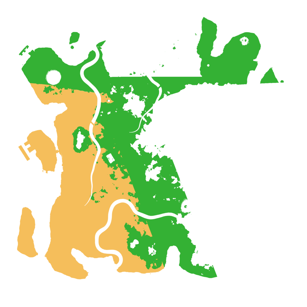 Biome Rust Map: Procedural Map, Size: 3700, Seed: 1398116373