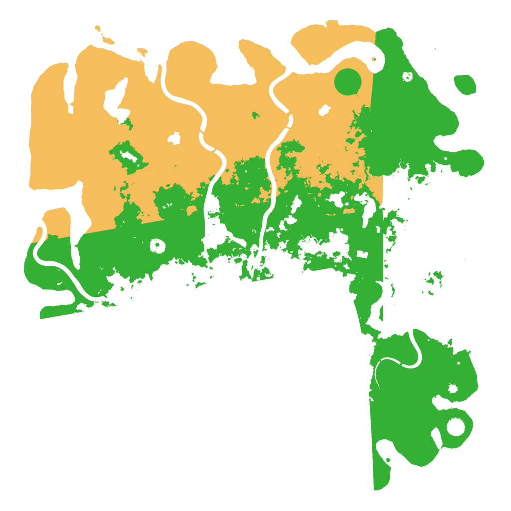 Biome Rust Map: Procedural Map, Size: 5000, Seed: 21908347