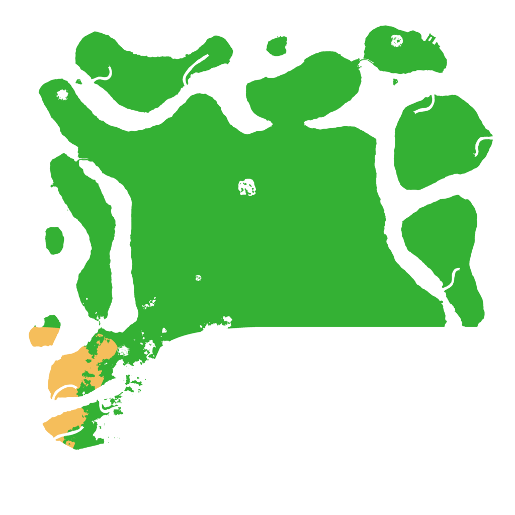 Biome Rust Map: Procedural Map, Size: 4300, Seed: 1986