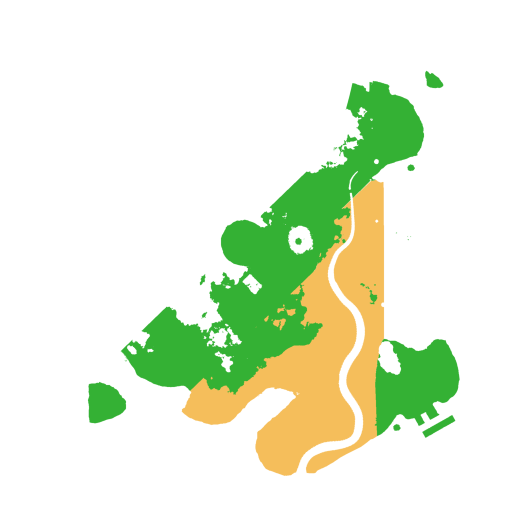 Biome Rust Map: Procedural Map, Size: 3000, Seed: 2422127