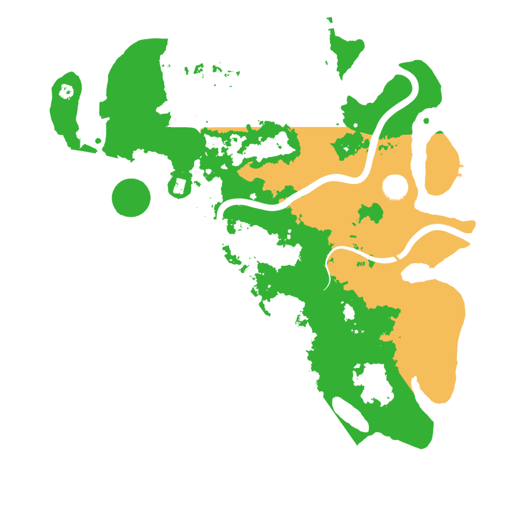 Biome Rust Map: Procedural Map, Size: 3500, Seed: 947564284