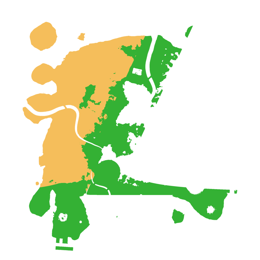 Biome Rust Map: Procedural Map, Size: 3000, Seed: 1552705670