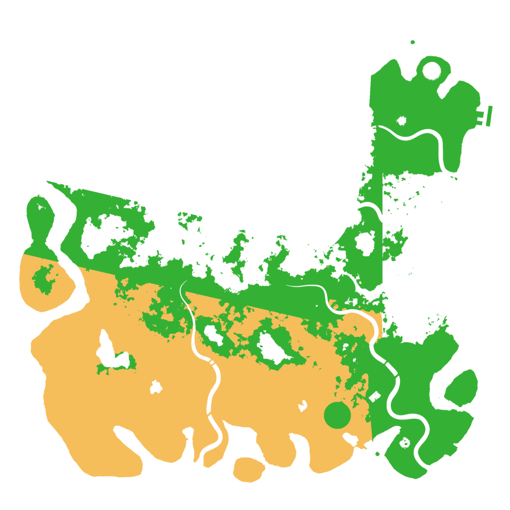 Biome Rust Map: Procedural Map, Size: 5000, Seed: 2029836