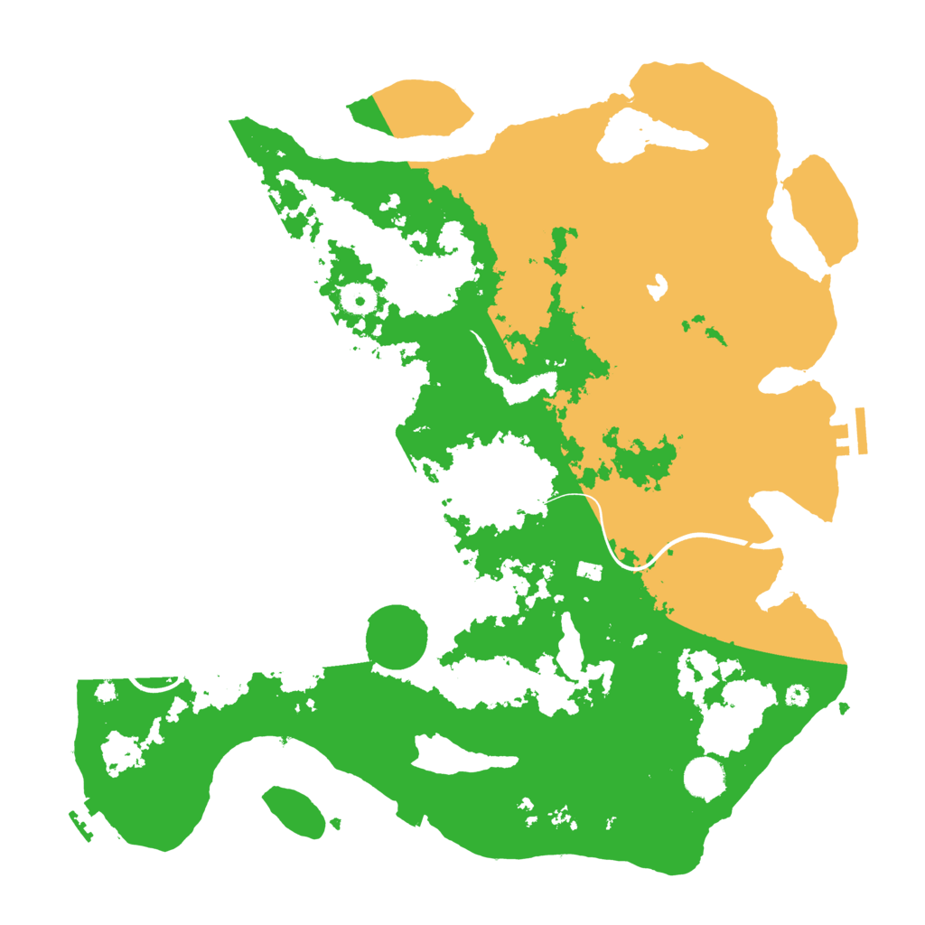 Biome Rust Map: Procedural Map, Size: 4000, Seed: 273260