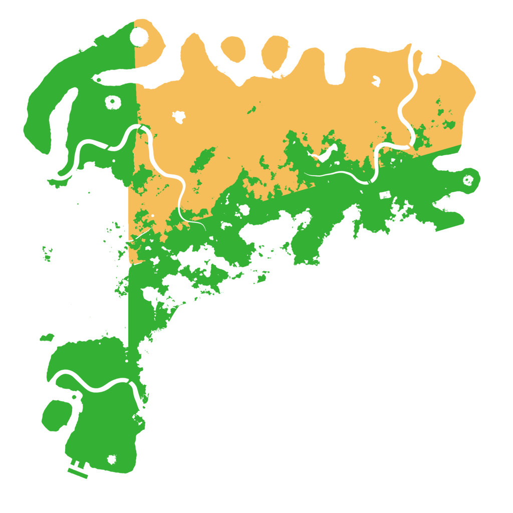 Biome Rust Map: Procedural Map, Size: 5000, Seed: 1940491141