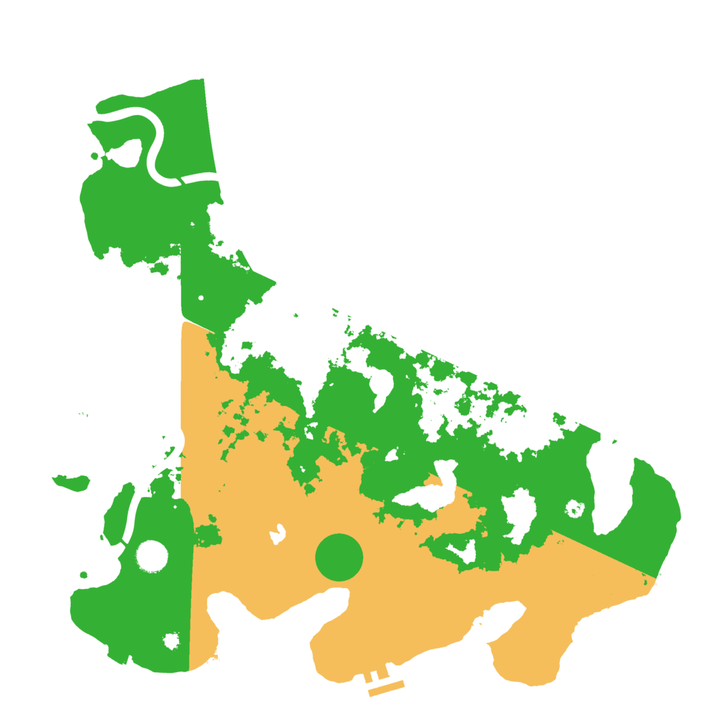 Biome Rust Map: Procedural Map, Size: 4000, Seed: 615