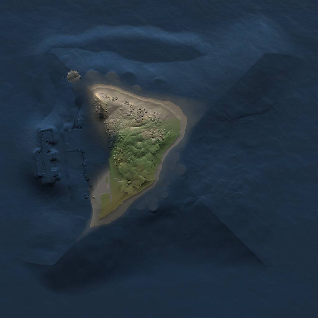 Rust Map: Procedural Map, Size: 1000, Seed: 453, 2 Monuments