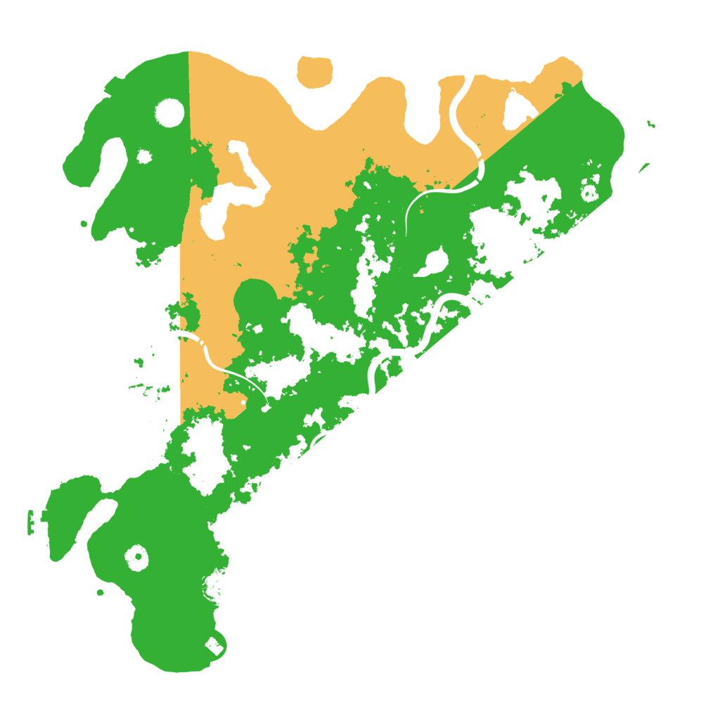 Biome Rust Map: Procedural Map, Size: 4400, Seed: 13