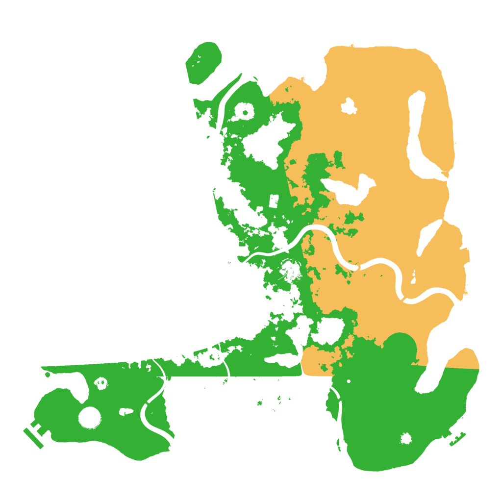 Biome Rust Map: Procedural Map, Size: 4000, Seed: 4049