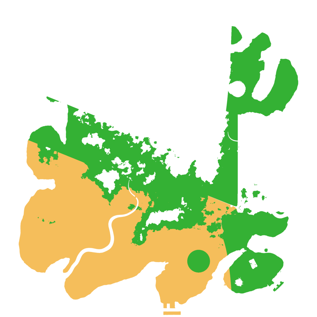 Biome Rust Map: Procedural Map, Size: 3700, Seed: 1716812519