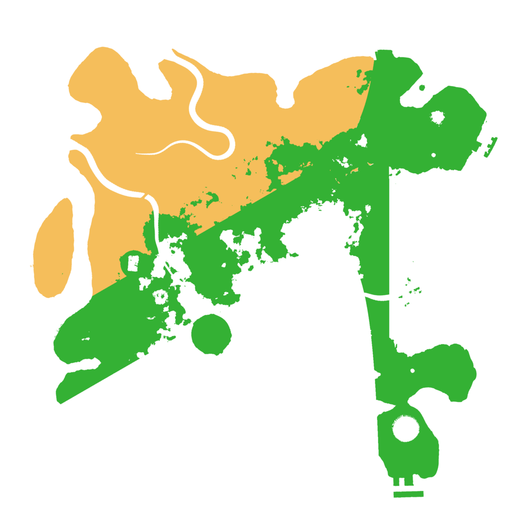 Biome Rust Map: Procedural Map, Size: 3500, Seed: 417088600