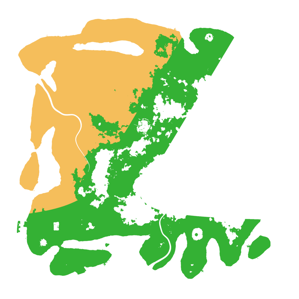 Biome Rust Map: Procedural Map, Size: 3800, Seed: 77887