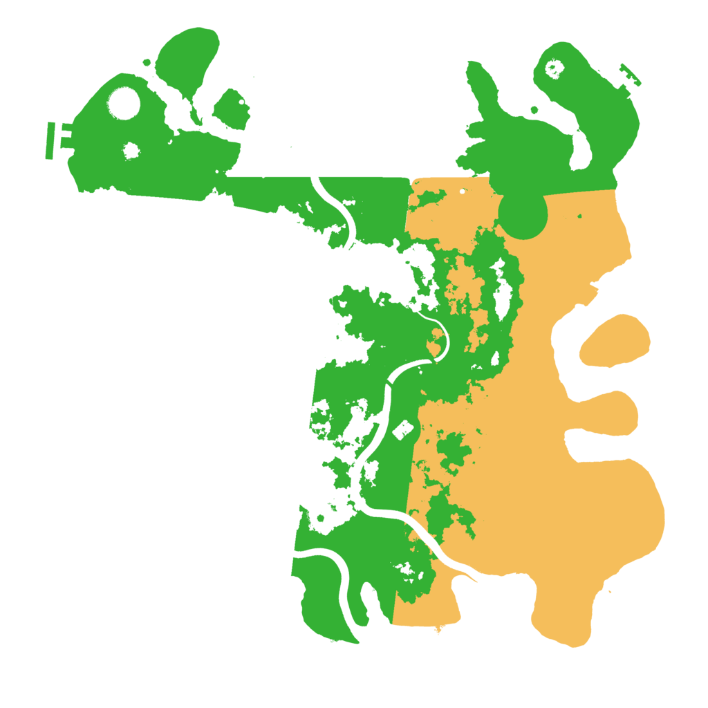 Biome Rust Map: Procedural Map, Size: 3850, Seed: 234412046