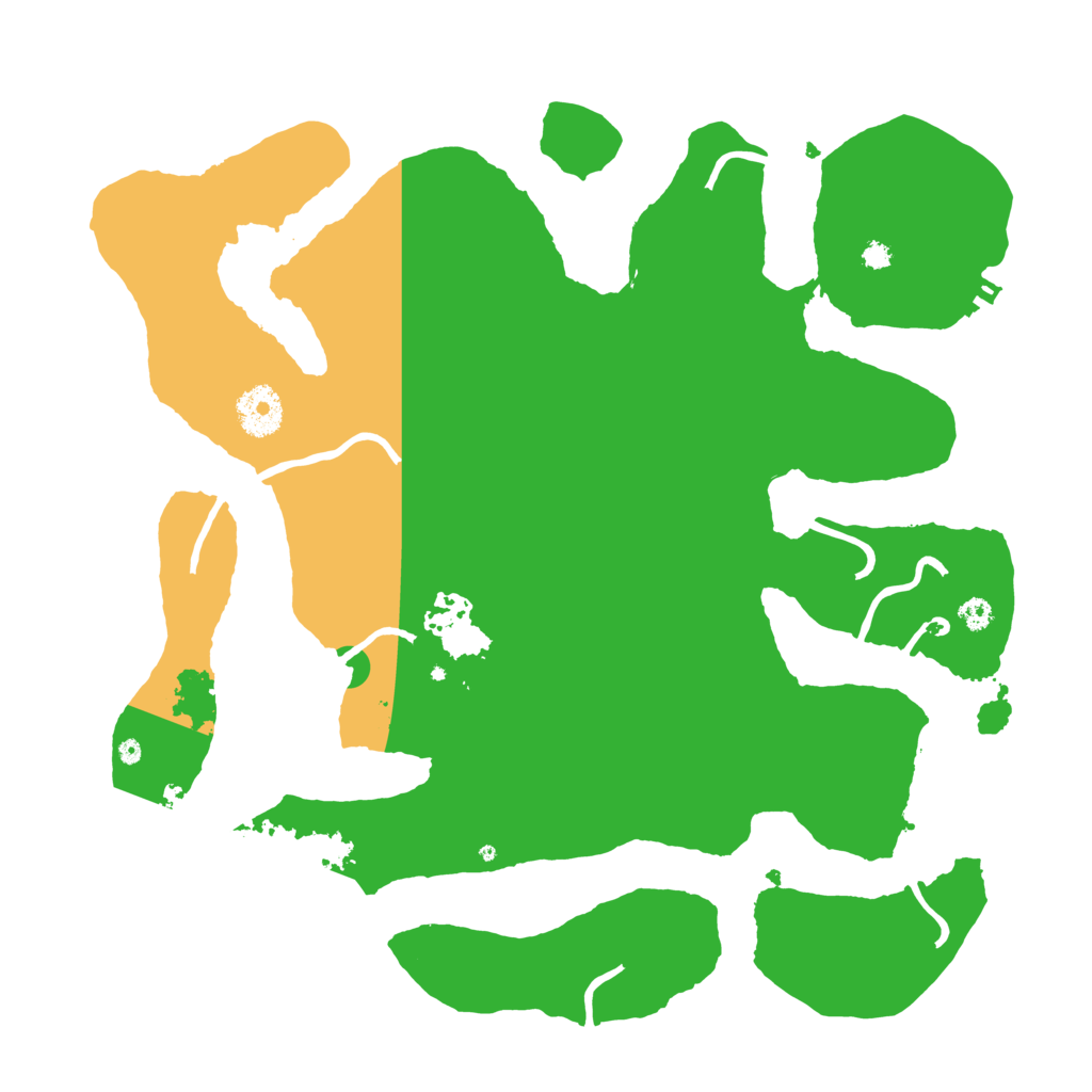 Biome Rust Map: Procedural Map, Size: 3400, Seed: 414267