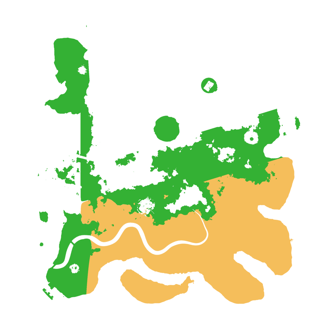 Biome Rust Map: Procedural Map, Size: 3500, Seed: 133713