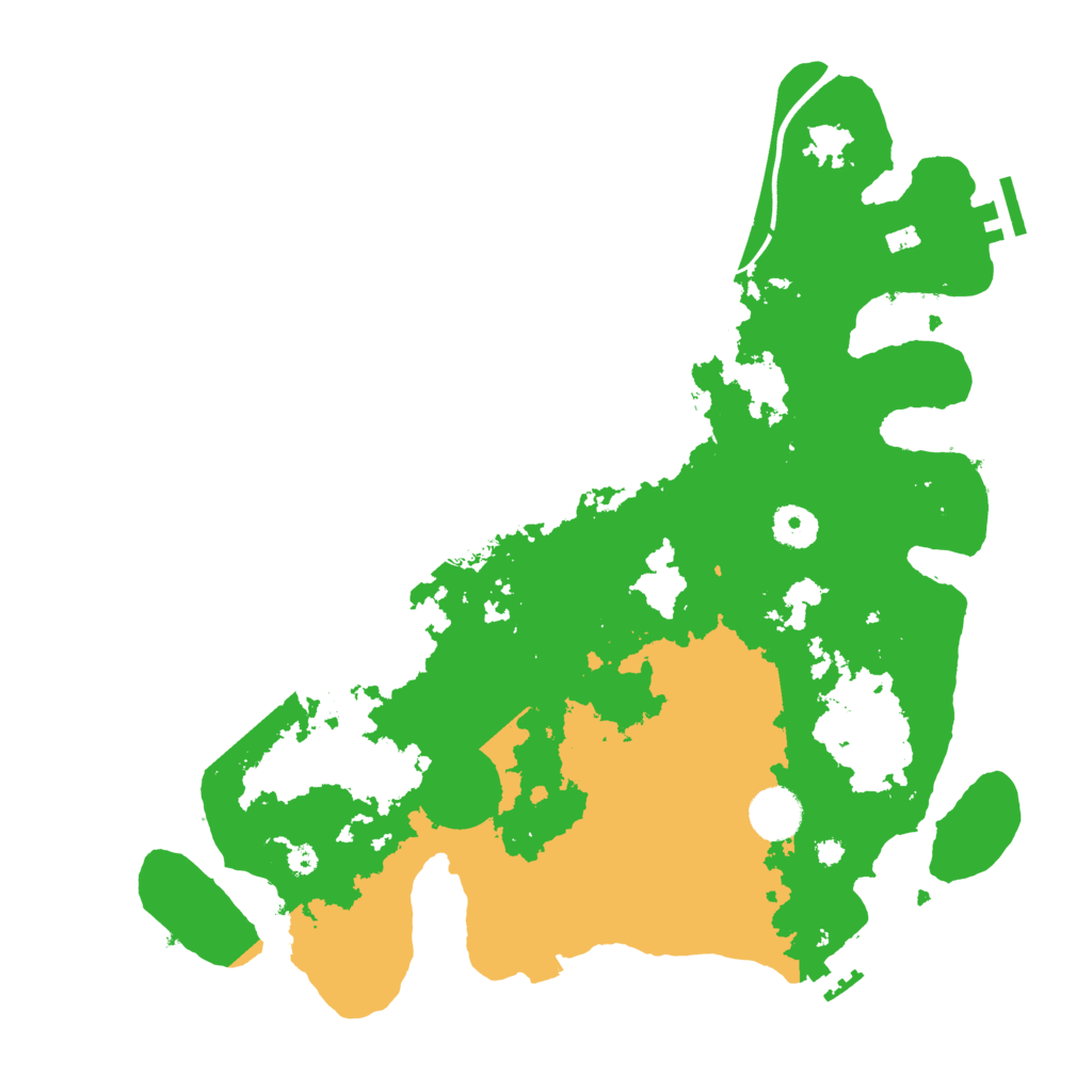 Biome Rust Map: Procedural Map, Size: 3700, Seed: 1663082319